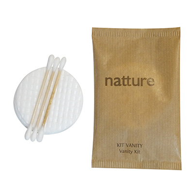 VANITY KIT 2 DEM PADS + 3 COTTON BUDS FP NATTURE