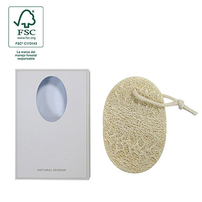 LOOFAH NAT 12X8 FSC AP1972