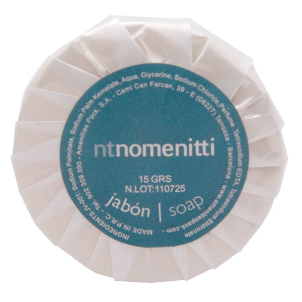 SAVON STD 15GR BLANC THÉ VERT JV001 ROND.NOMENITTI