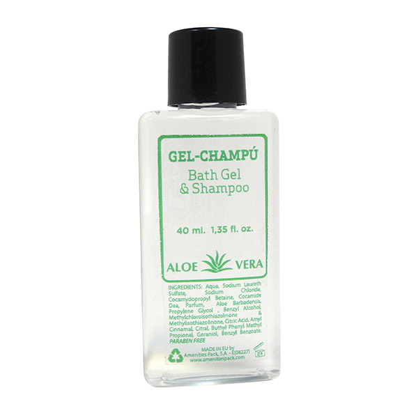 BOTTLE 40ML AVS GEL-SHAMPOO ALOE VERA STD