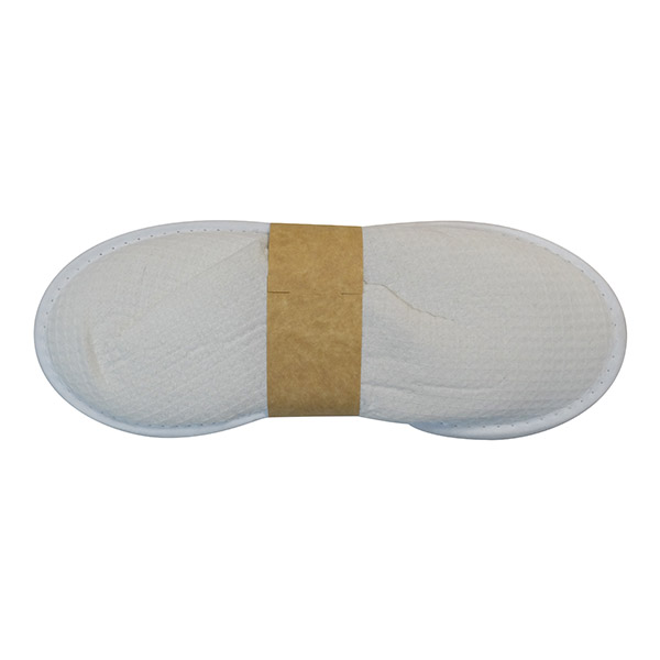 SLIPPERS PIQUÉ 29CM WHITE NON SKID SOLE F.KRF