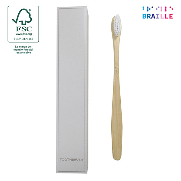 KIT DENTAIRE BOÎTE EN BAMBOU FSC BR AP1972